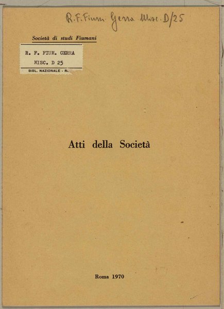 Atti della Societ